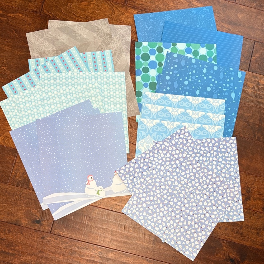 32 sheets 12x12 scrapbook paper